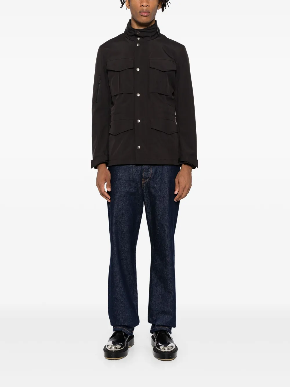 Gucci high-neck snap fastening jacket | Hooded Jackets | Image 2