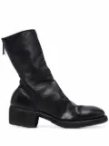 Guidi 788z Back Zip Mid boots - Black