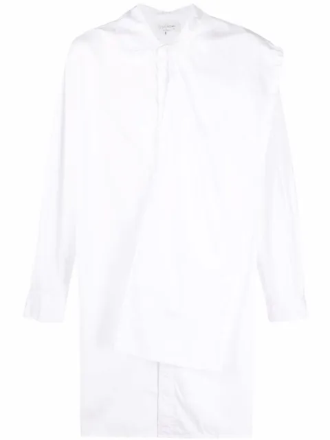 Yohji Yamamoto long-sleeve button-fastening shirt