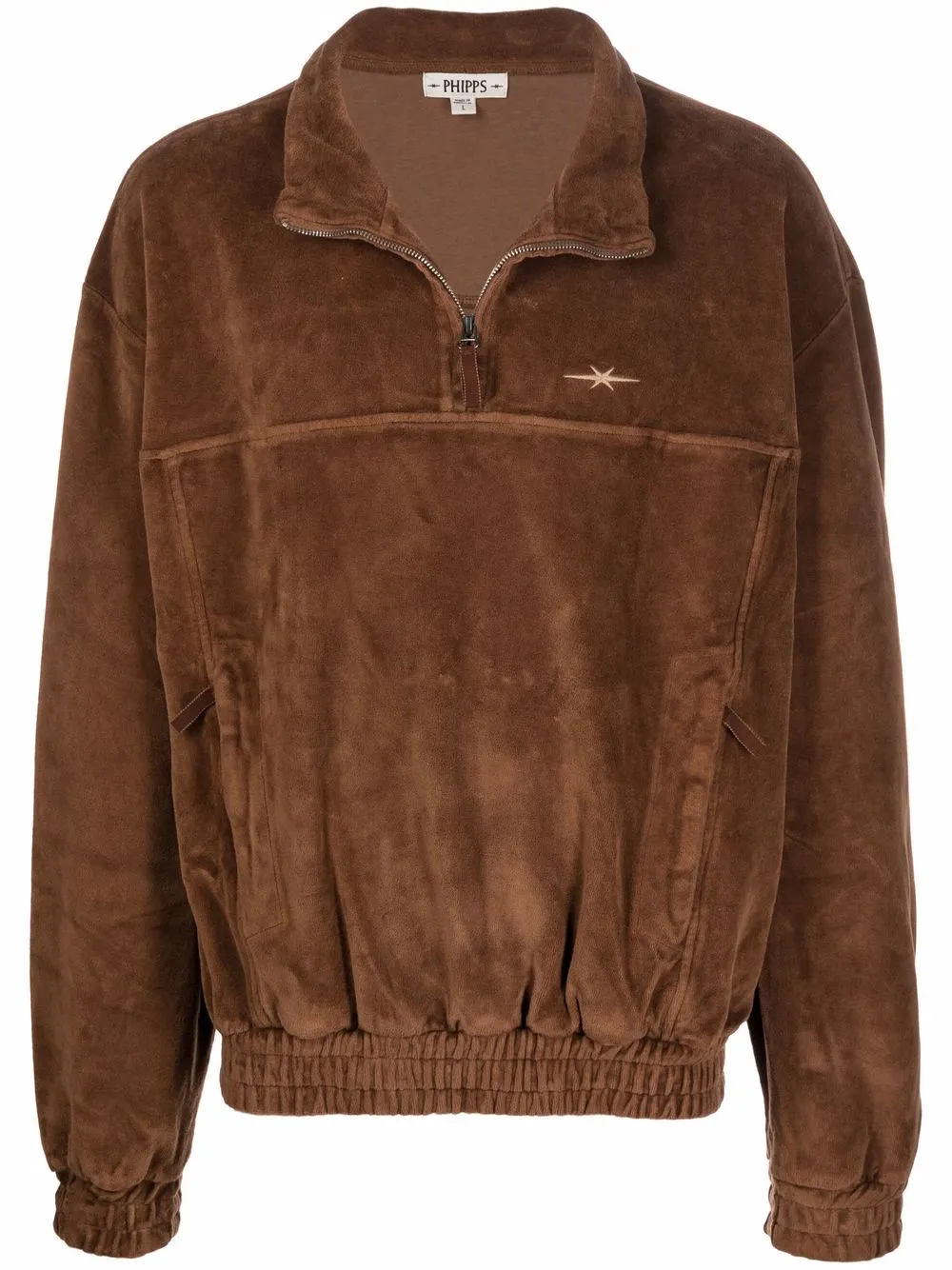 

Phipps Trekking velour sweatshirt - Brown
