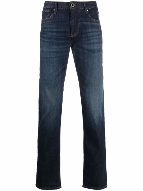 Emporio Armani mid-rise straight jeans