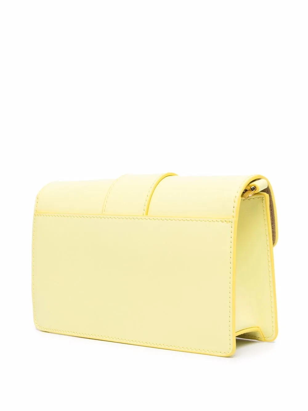 MCM Gretl leren crossbodytas Geel