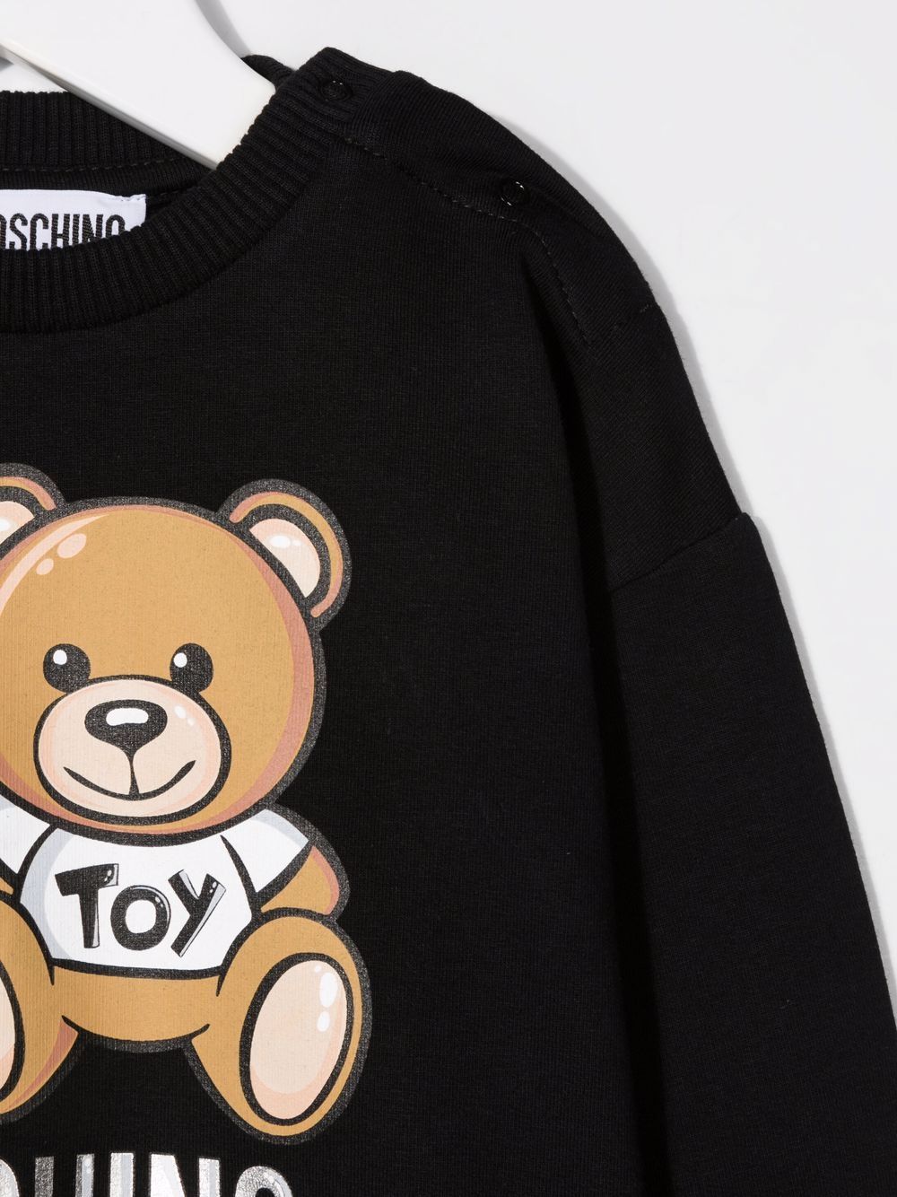 фото Moschino kids толстовка с принтом teddy bear