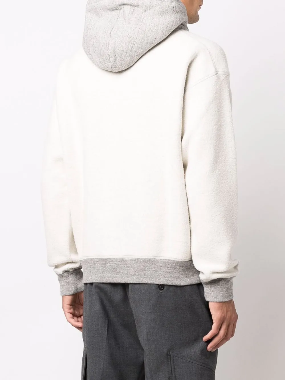 Dsquared2 Logo-print Cotton Hoodie In Grau