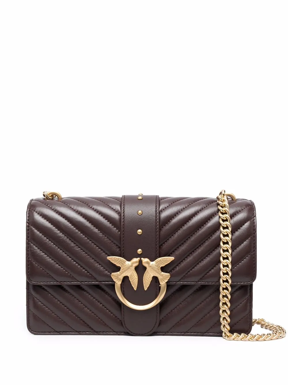 фото Pinko стеганая сумка на плечо love