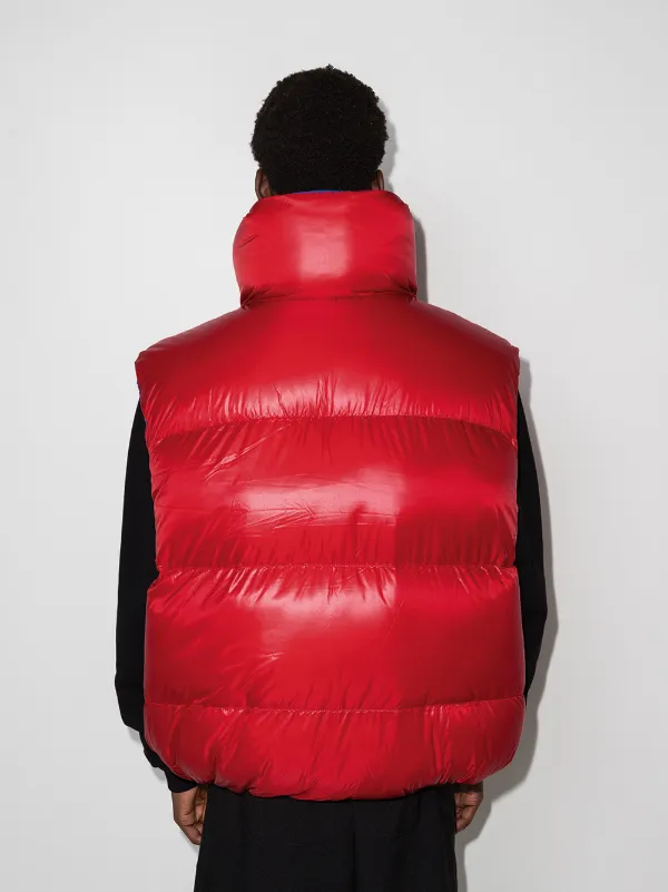 canada goose chaleco rojo