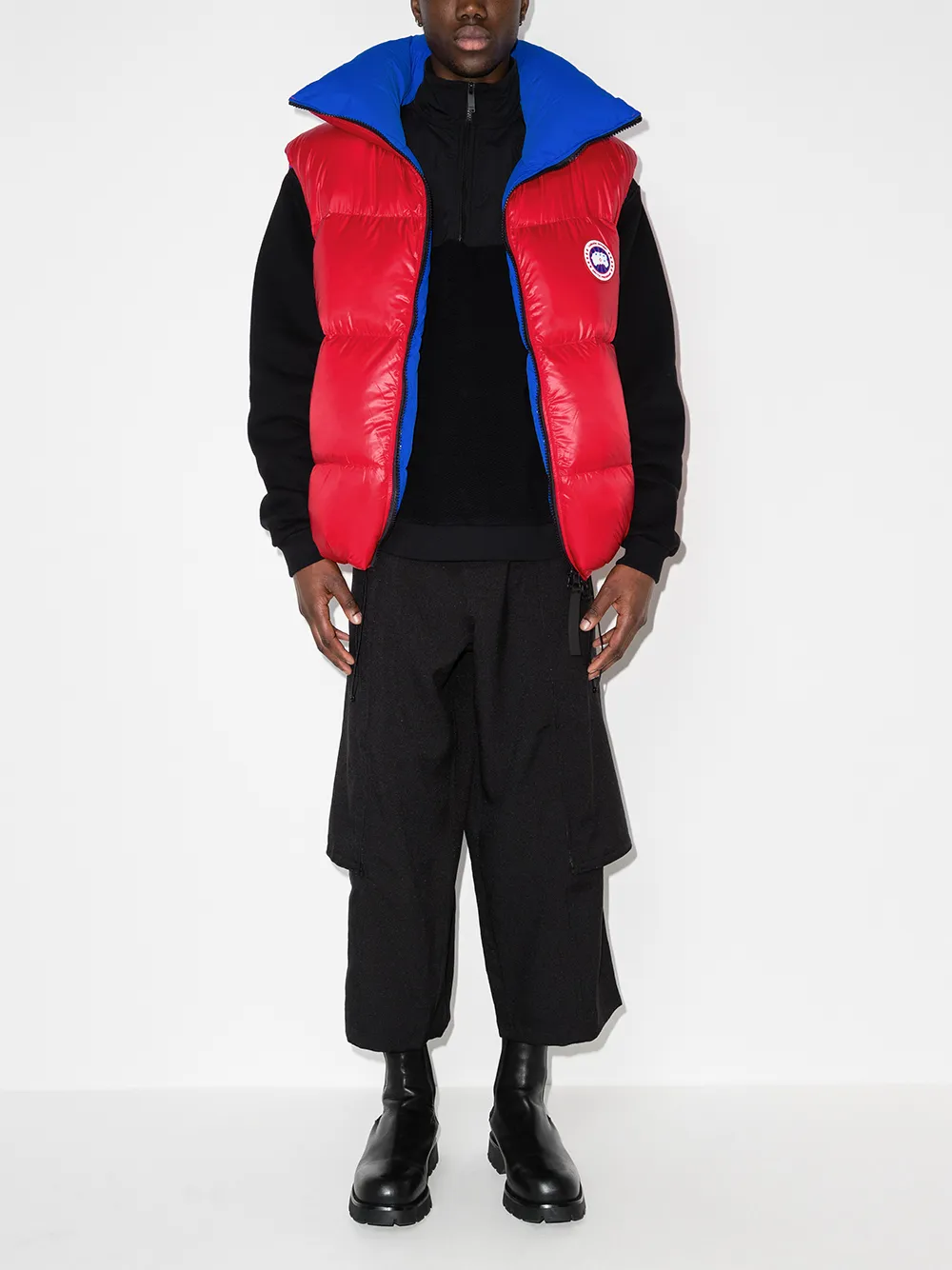фото Canada goose дутый жилет bayan из коллаборации с angel chen