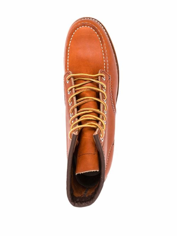 Red Wing Shoes Classic Moc Leather Boots - Farfetch