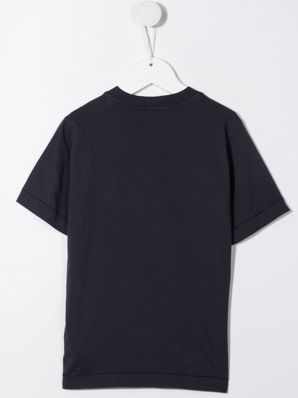 STONE ISLAND JUNIOR LOGO-PATCH COTTON T-SHIRT 