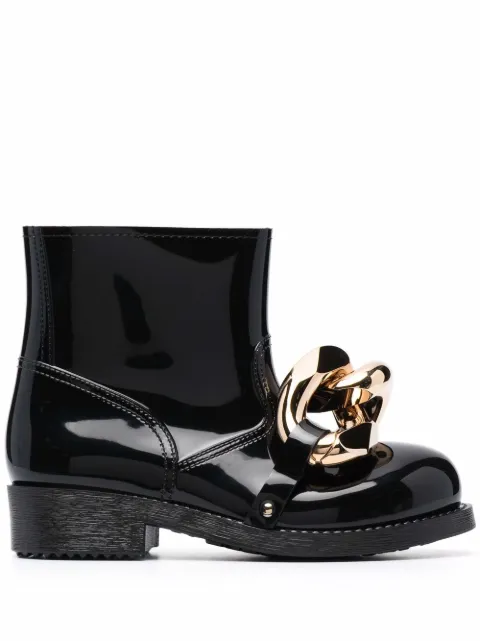 ISABEL MARANT Black Donatee 40 Leather Ankle Boots