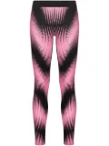 Rabanne abstract-print leggings - Pink