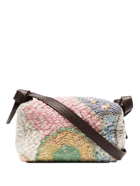 By Walid 19th century patchwork crossbody bag