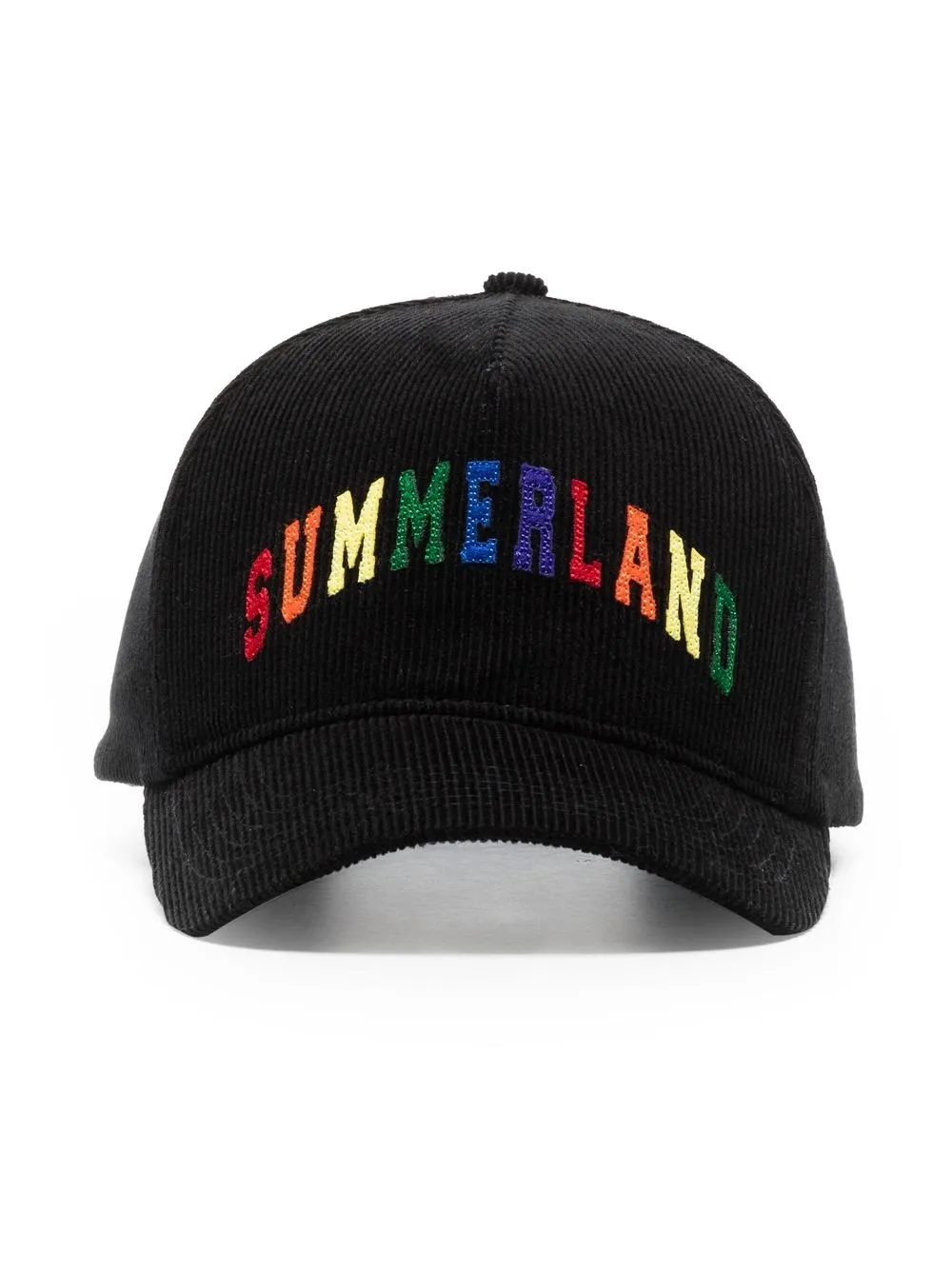 

Nahmias Rainbow Summerland corduroy cap - Black