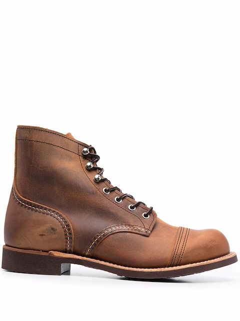 Red Wing Shoes ankle lace-up boots