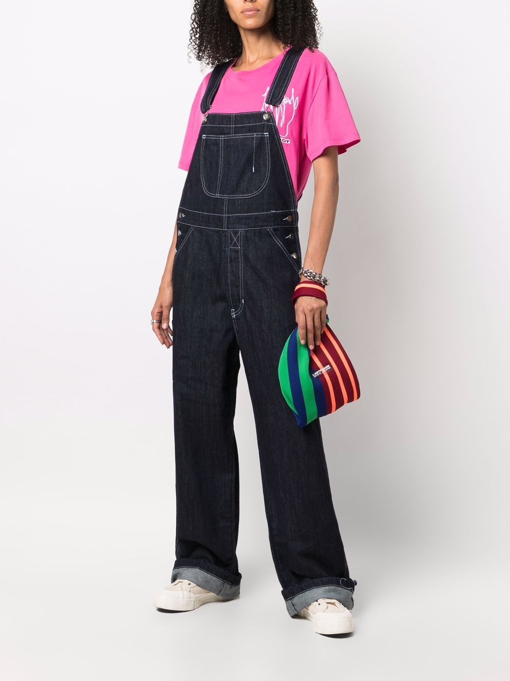 GANNI wide-leg Dungarees - Farfetch