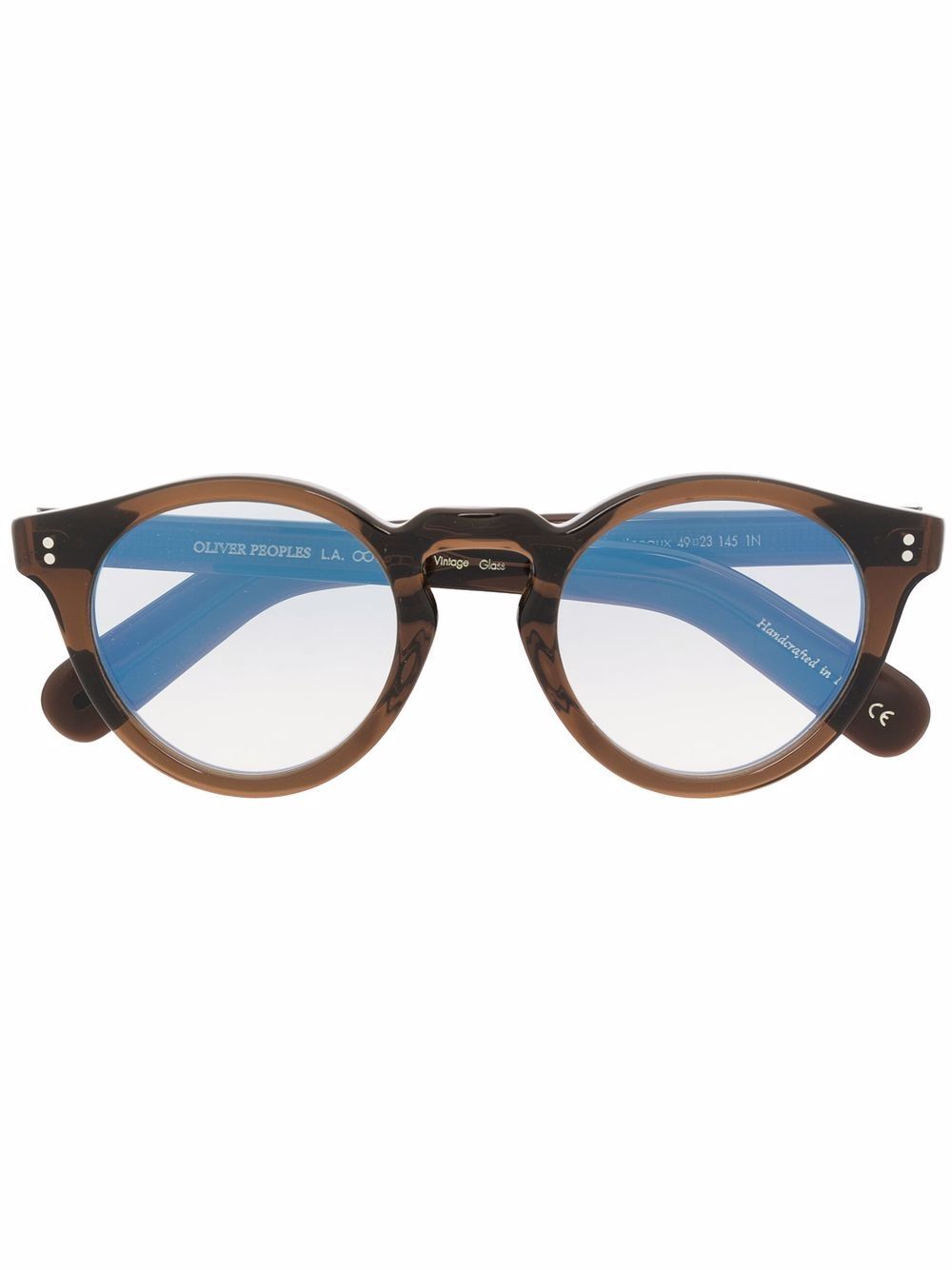 фото Oliver peoples очки martineaux в круглой оправе