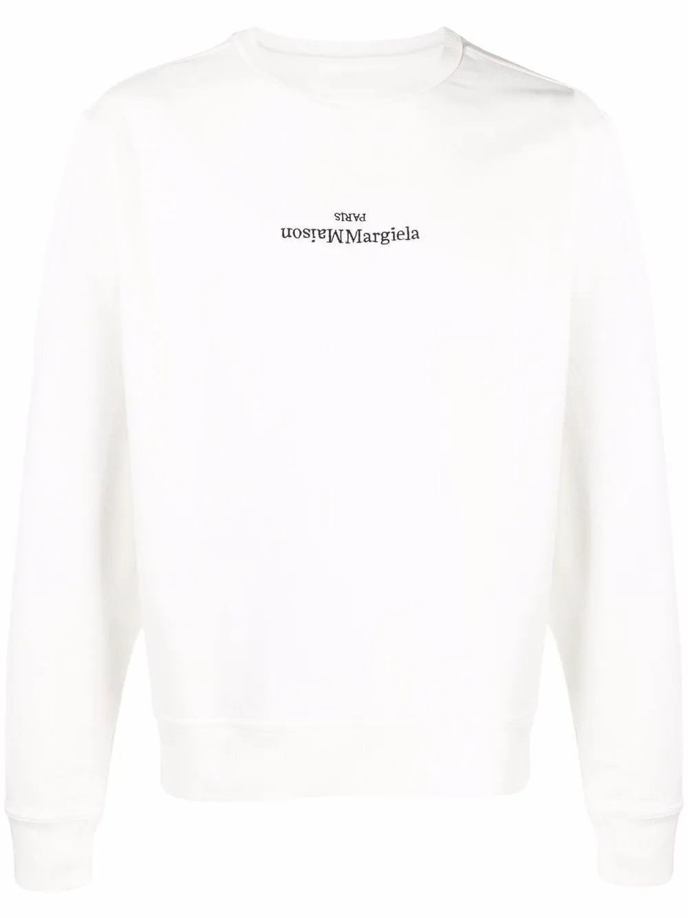 фото Maison margiela толстовка с вышитым логотипом