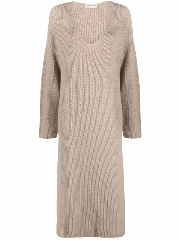 mid length jumper dress
