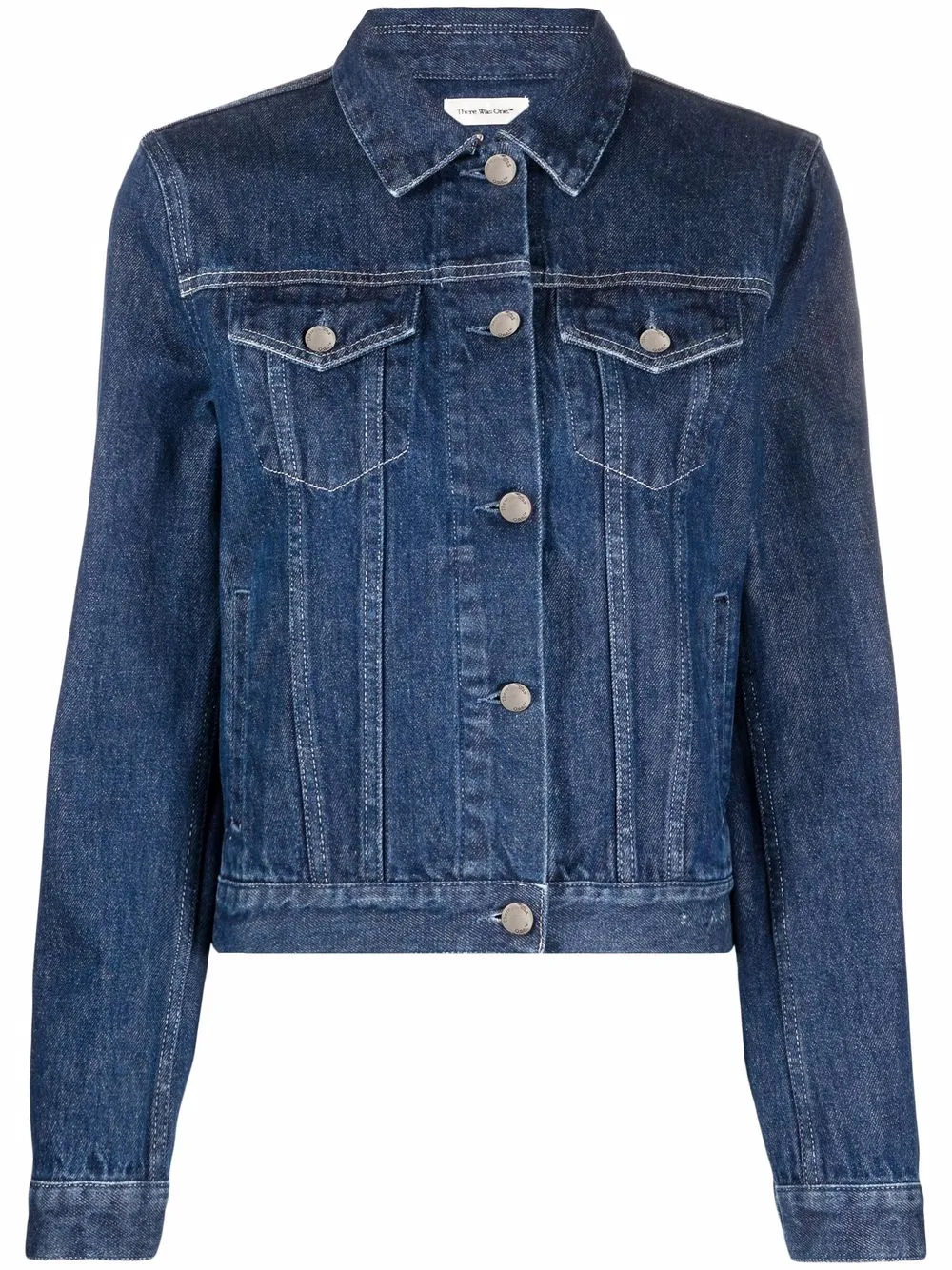 

There Was One stonewashed denim jacket - Blue