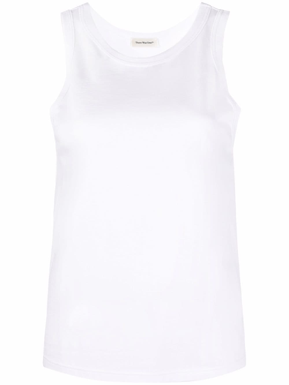 

There Was One round-neck sleeveless tank top - White