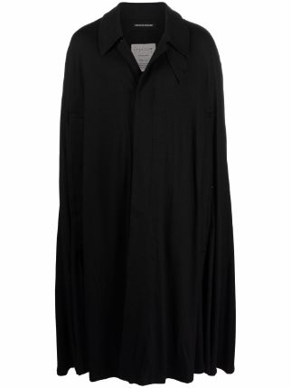 Yohji Yamamoto Buttoned mid-length Cloak - Farfetch