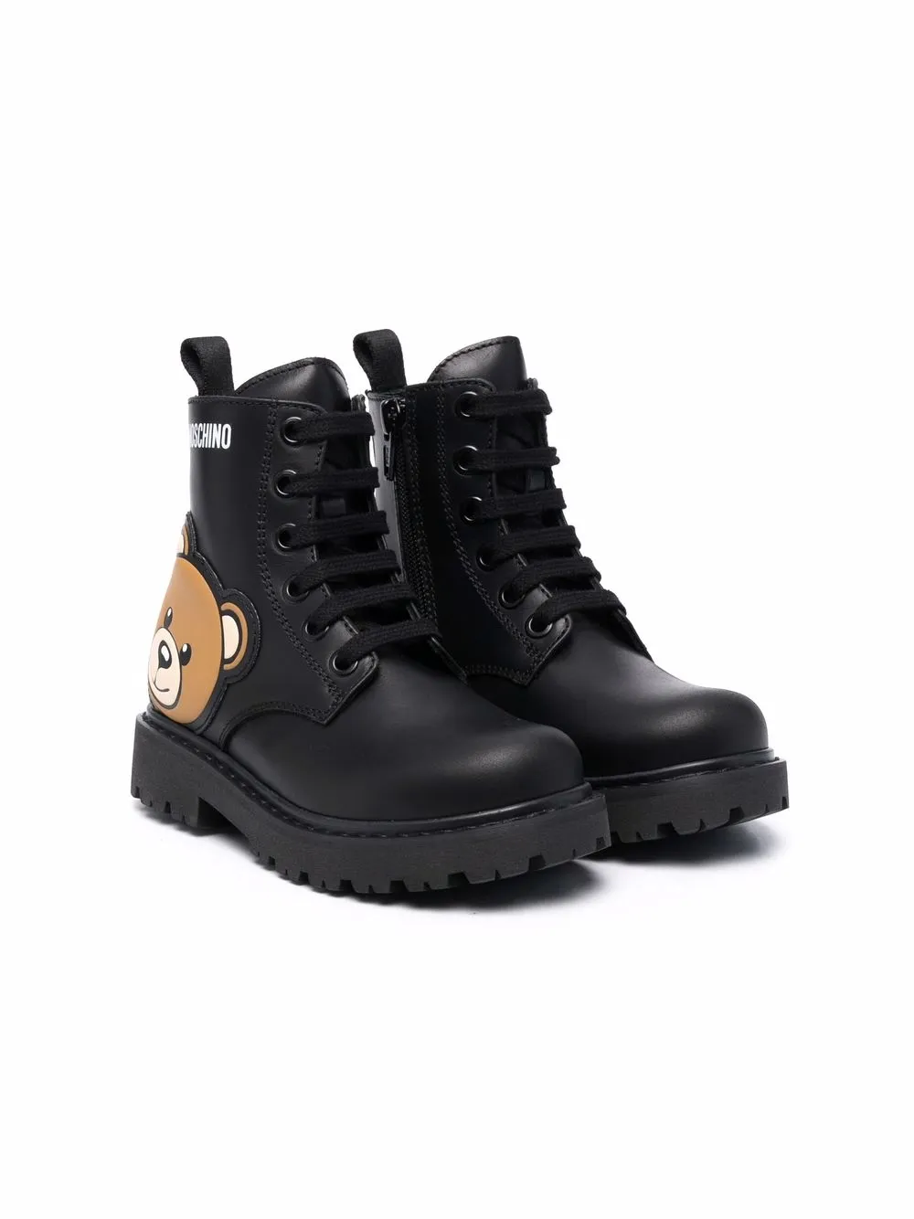 Moschino Kids ботинки Teddy Bear на шнуровке