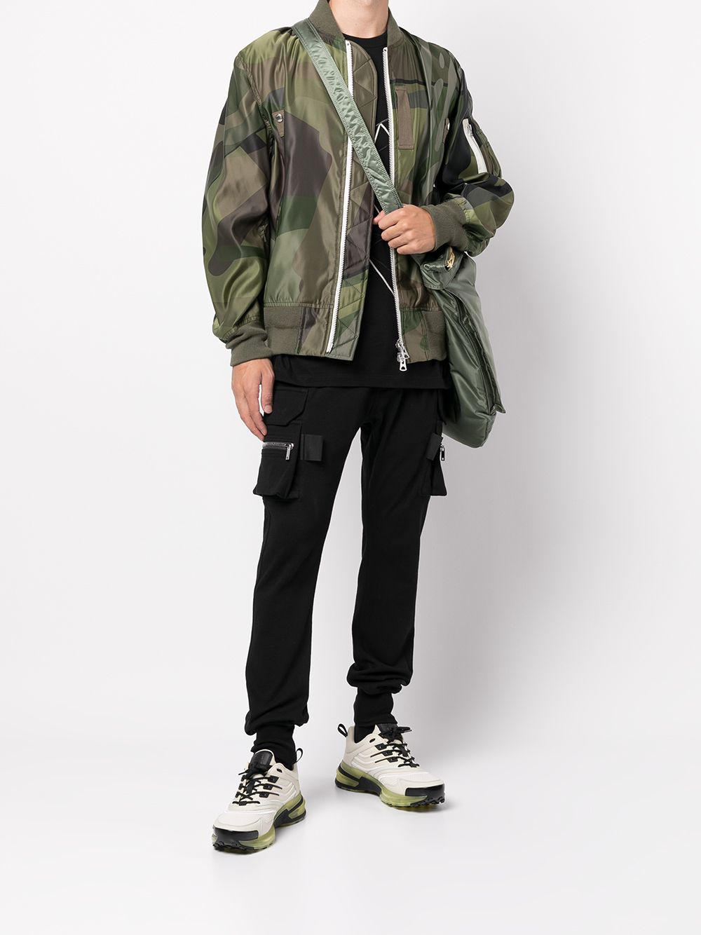 Sacai x KAWS Camouflage Blouson Jacket - Farfetch