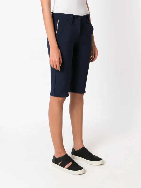 Gloria Coelho knee-length Bermuda Shorts Blue FARFETCH PH