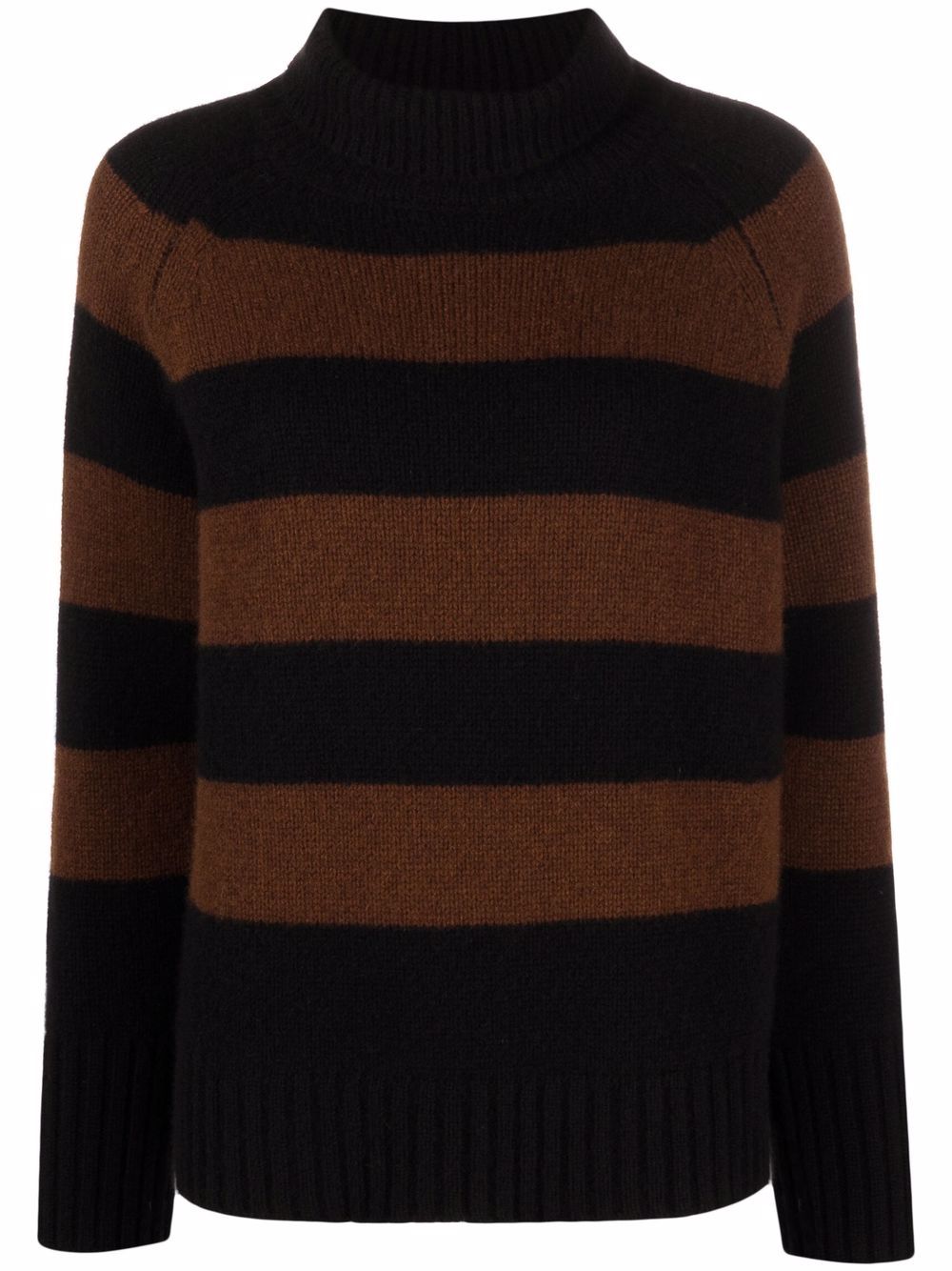 фото Société anonyme striped high-neck jumper