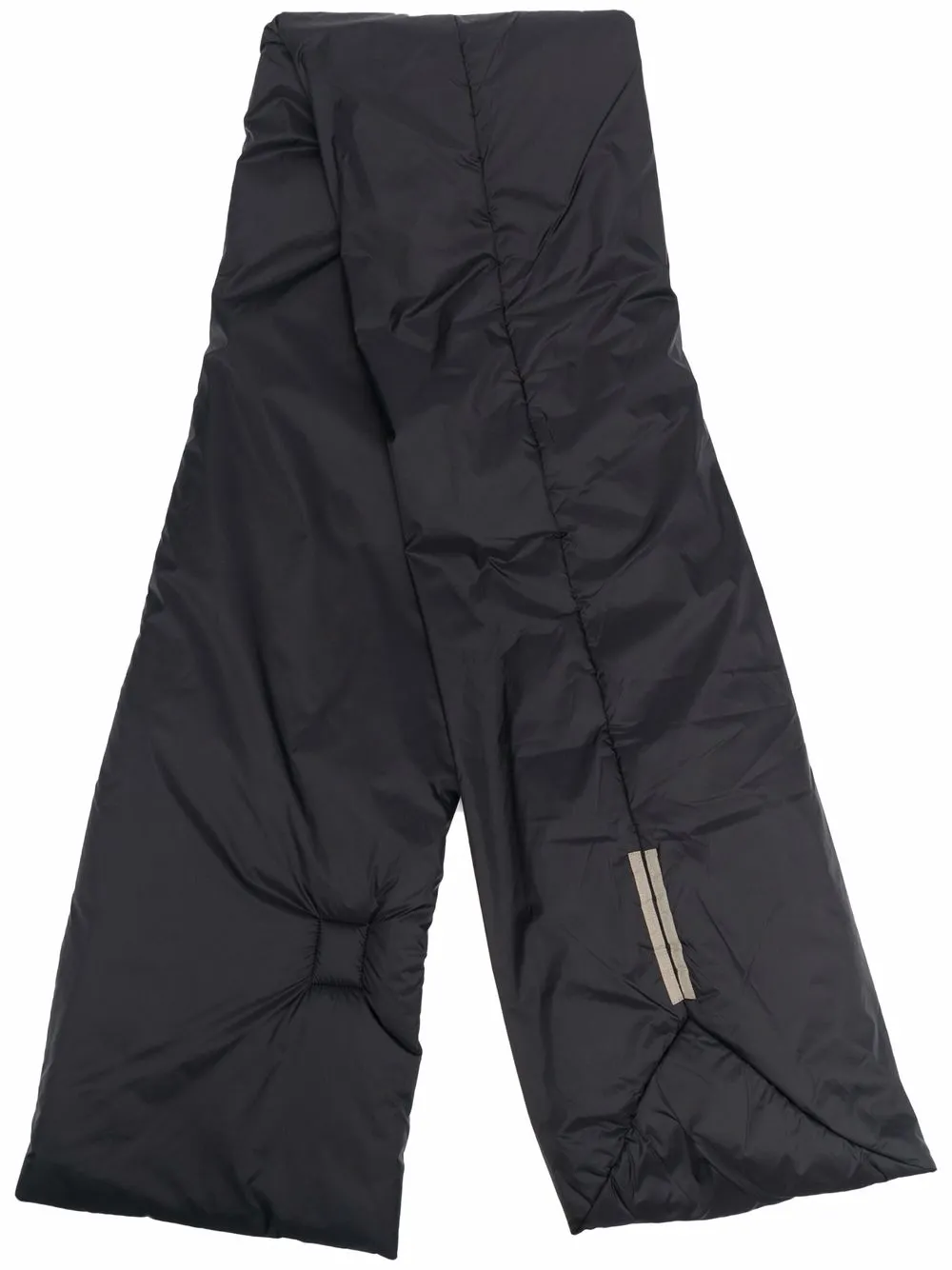 

Rick Owens DRKSHDW bufanda con diseño capitonado - Negro