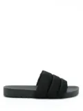 Blue Bird Shoes padded satin sliders - Black