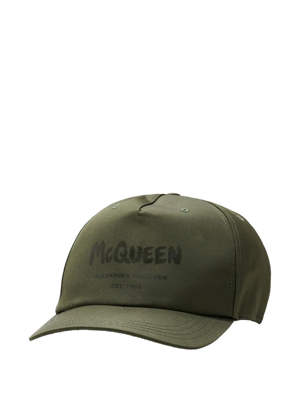 Alexander McQueen logo-printed cap | Green | Image 1