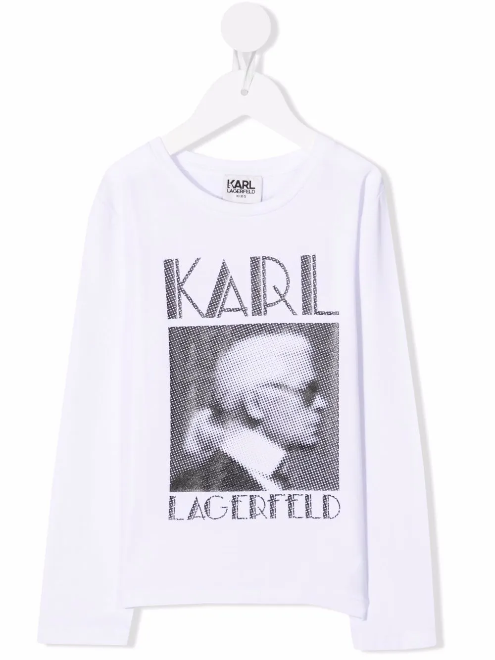 фото Karl lagerfeld kids футболка с принтом ikonik karl