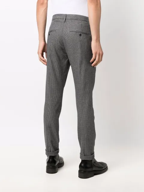 DONDUP Houndstooth straight-leg 
