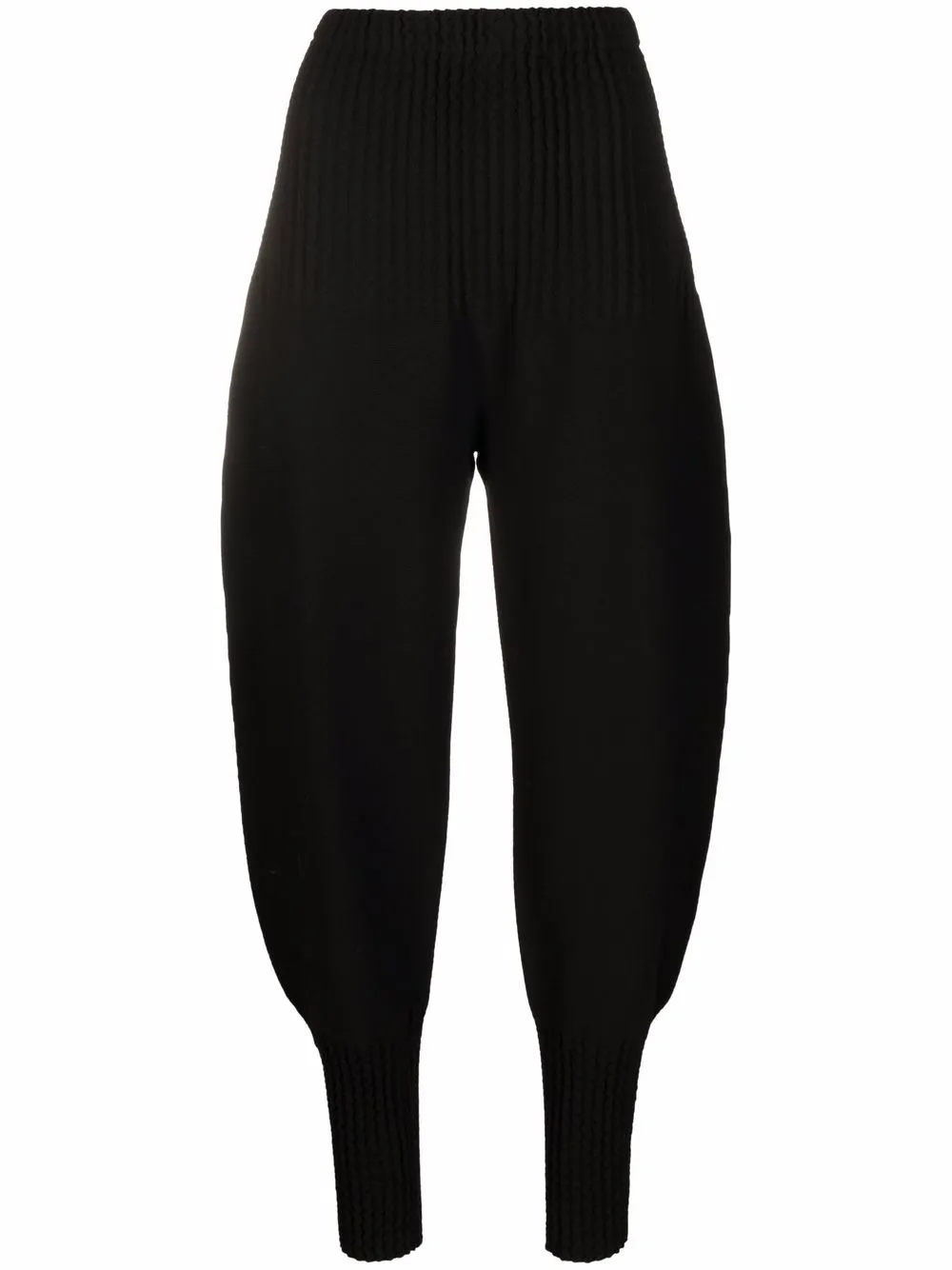 

Issey Miyake pantalones con tejido texturizado - Negro