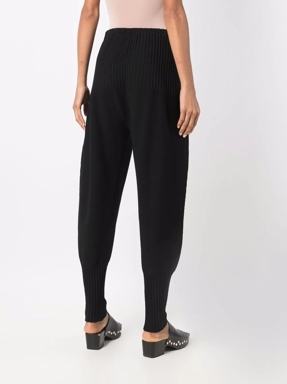 фото Issey miyake фактурные брюки широкого кроя