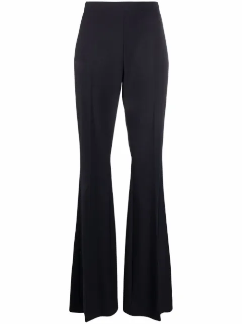 There Was One high-waisted flared tailored trousers