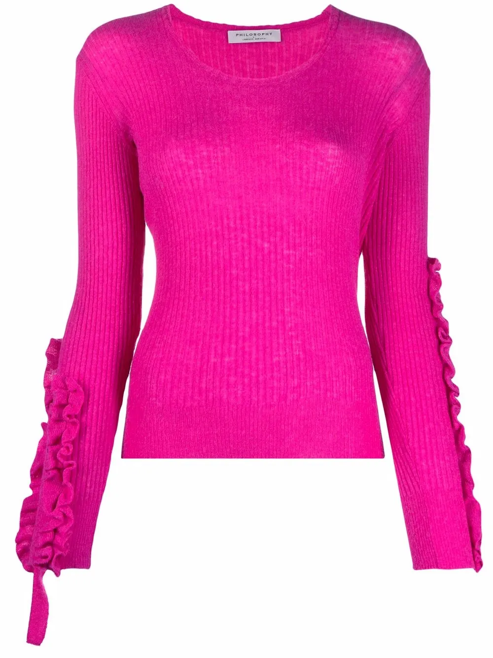 Philosophy Di Lorenzo Serafini ruffle-detail jumper - Pink