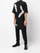 Yohji Yamamoto eagle-print short-sleeve fluid shirt