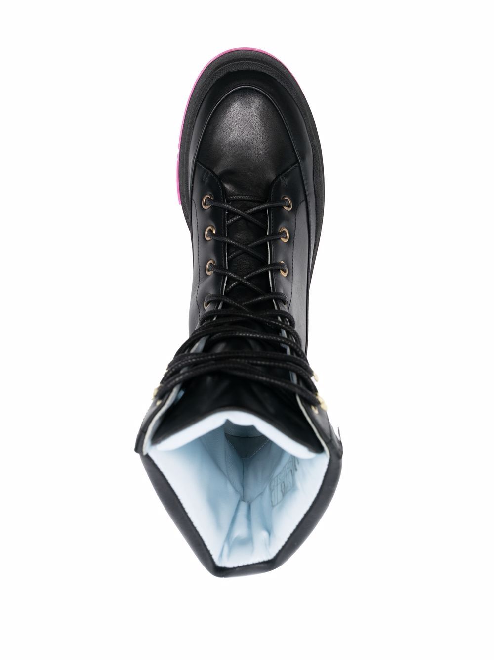 фото Chiara ferragni ботинки на шнуровке с логотипом