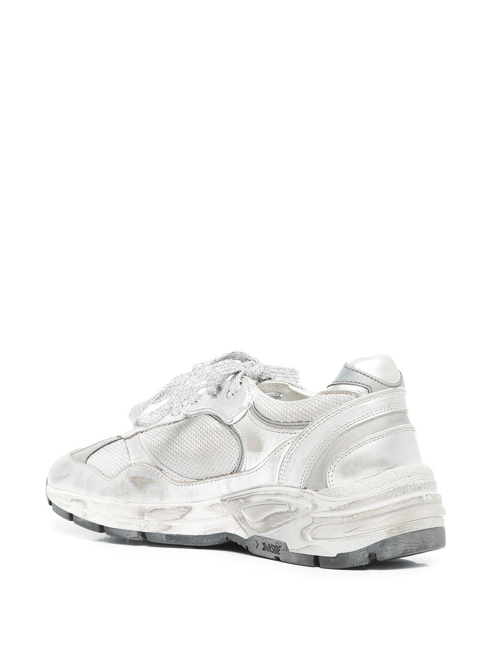 Golden Goose Running Sole distressed-effect Sneakers - Farfetch