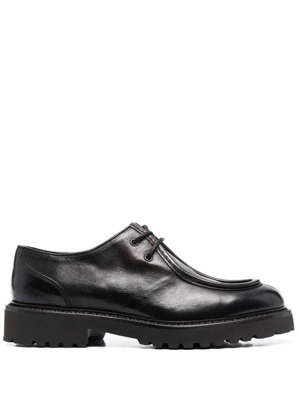 фото Doucal's leather lace-up shoes