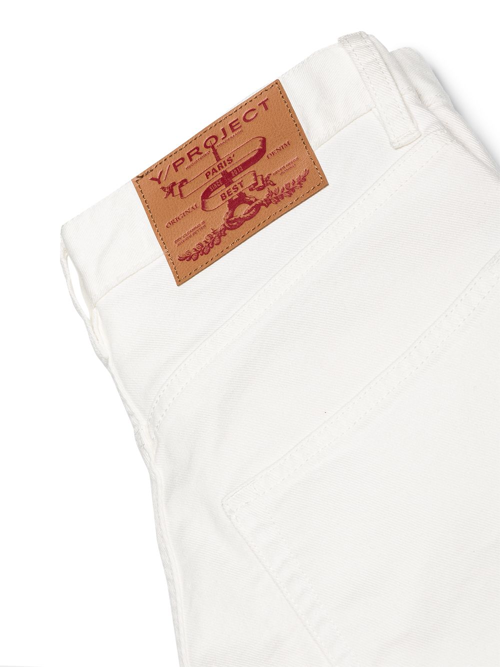 фото Y/project джинсы с завышенной талией и вставками