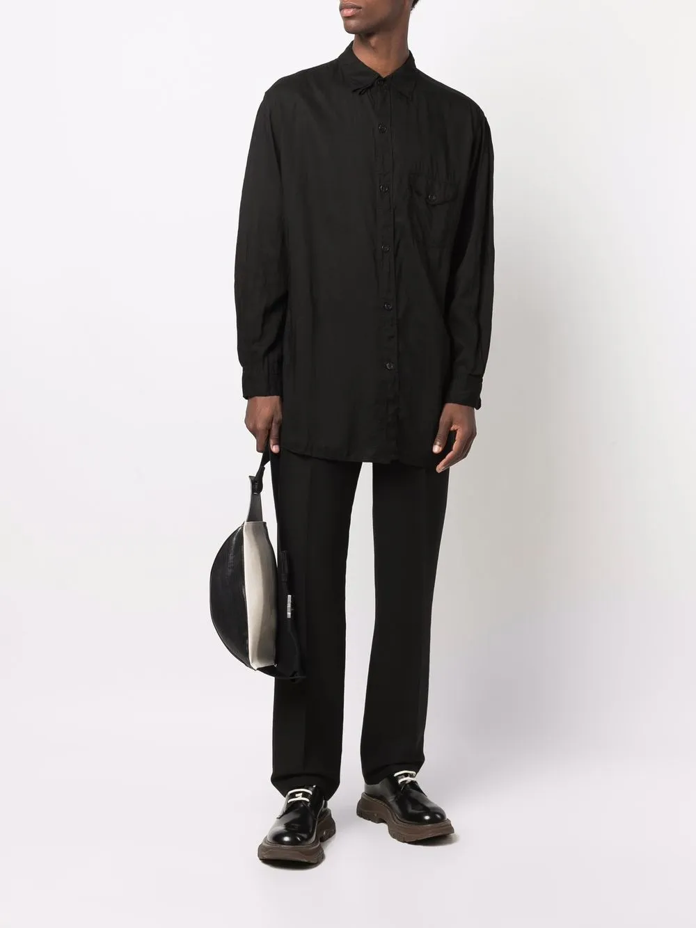 Yohji Yamamoto chest-pocket Shirt - Farfetch