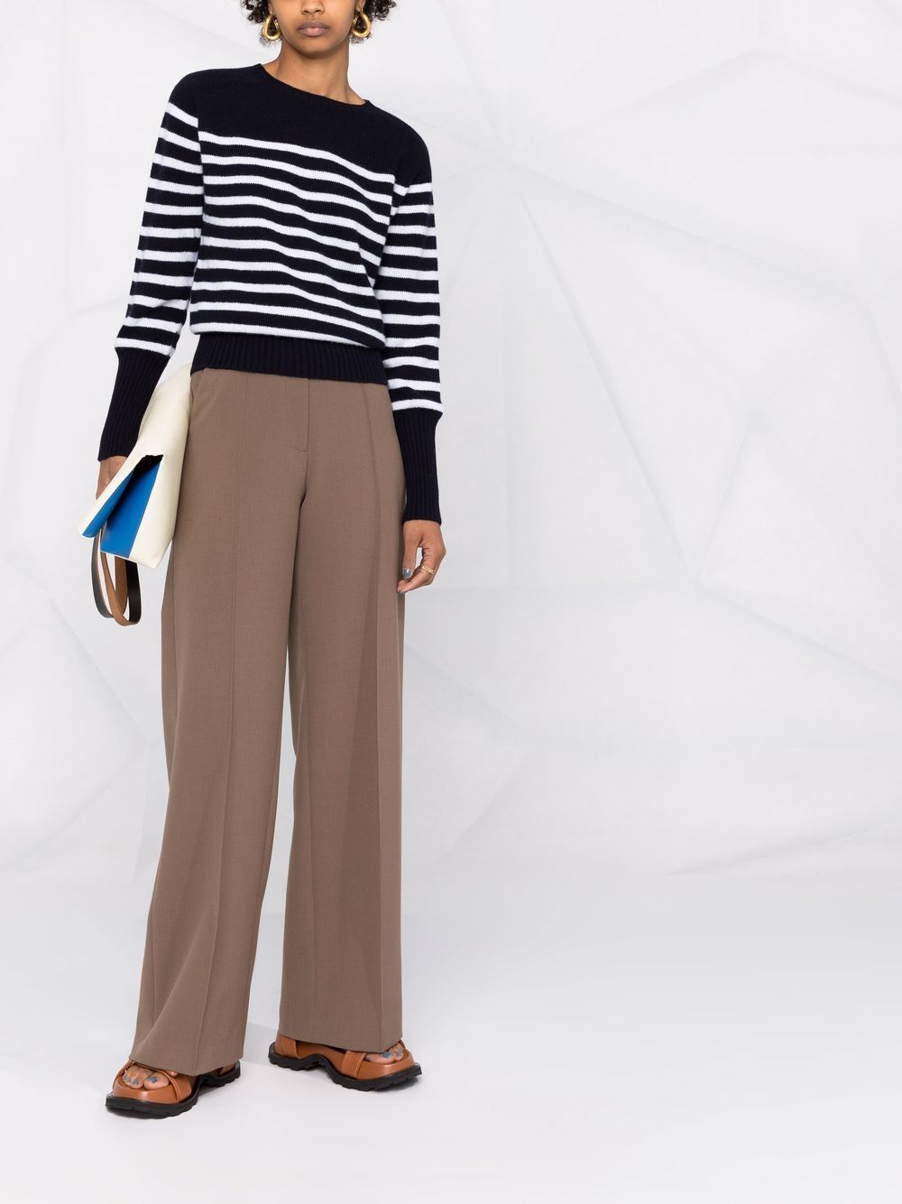 фото Erdem horizontal-stripe long-sleeve jumper