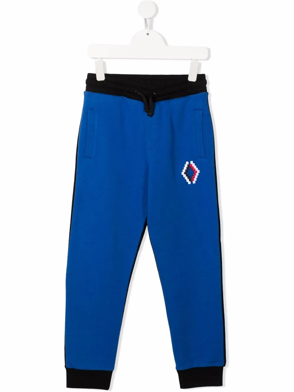 Marcelo Burlon County Of Milan Kids pants con logo bordado - Azul