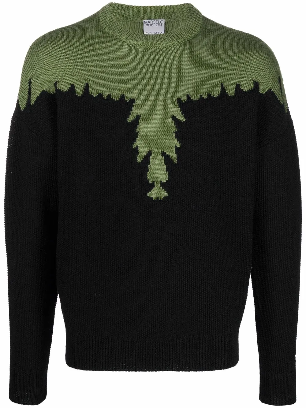 Marcelo Burlon County of Milan Wings-motif jumper - Black