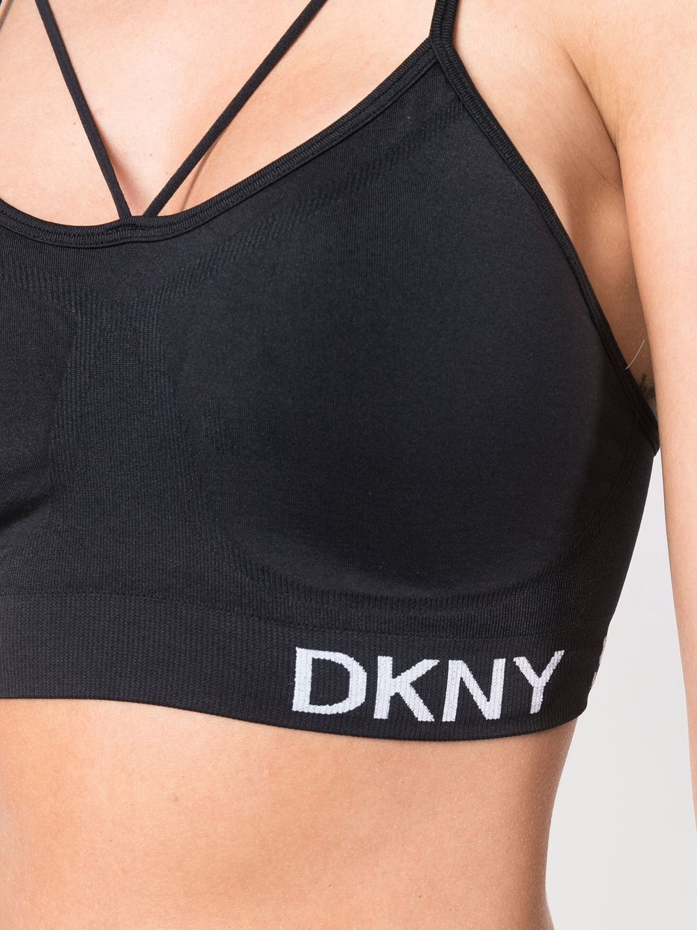 DKNY Womens Sport Seamless Strappy Bra