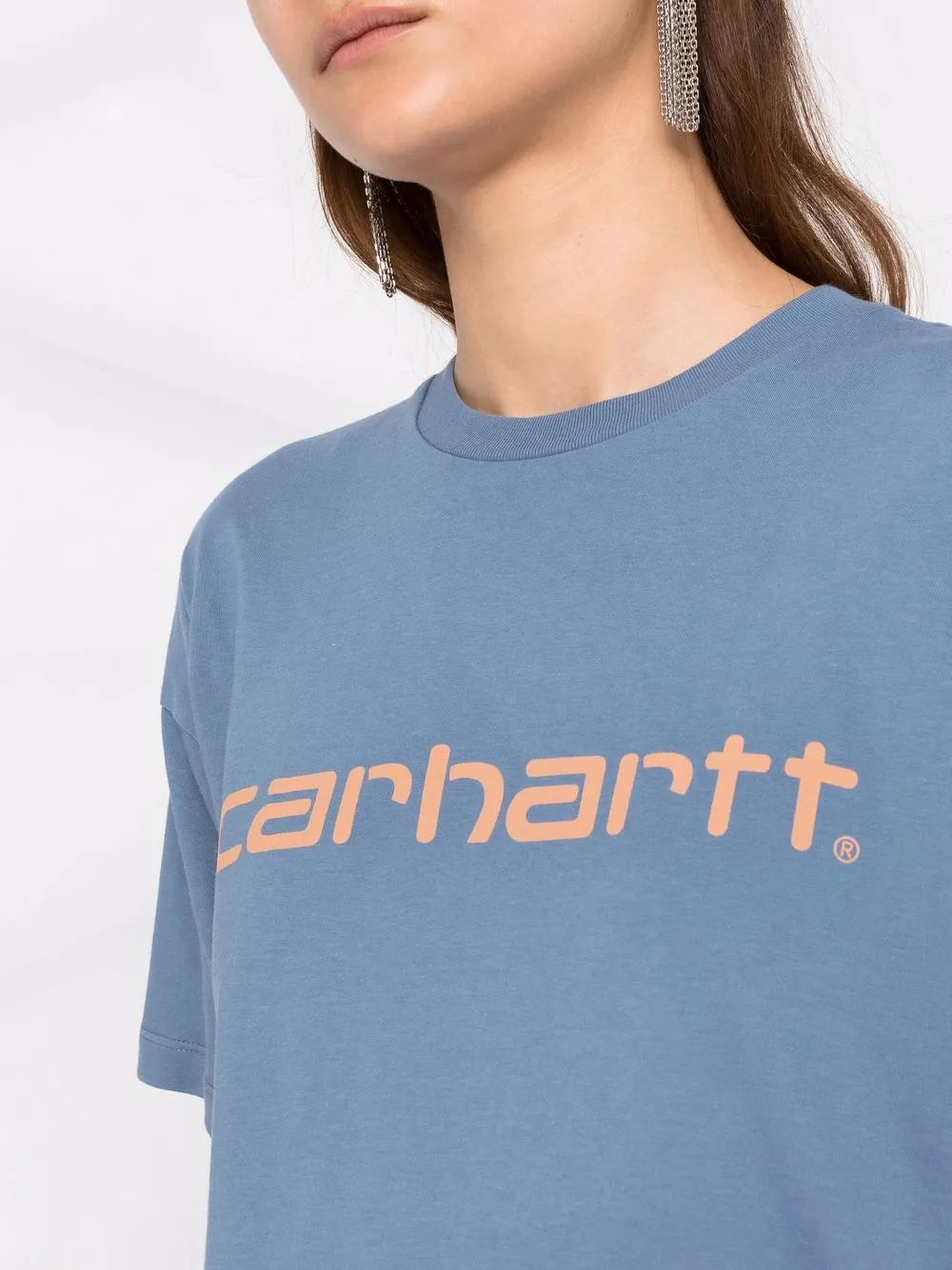 фото Carhartt wip футболка с логотипом