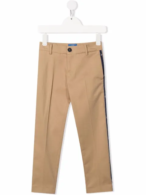 Fay Kids Calça de algodão stretch com logo
